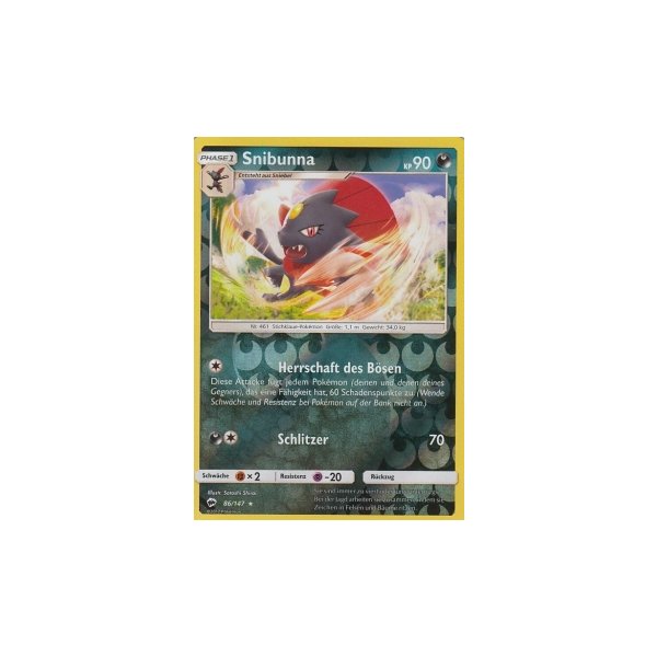 Snibunna 086/147 REVERSE HOLO
