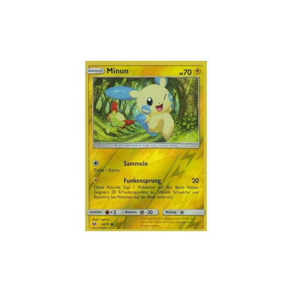 Minun 034/73 REVERSE HOLO
