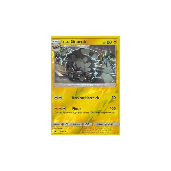 Alola-Georok 033/111 REVERSE HOLO