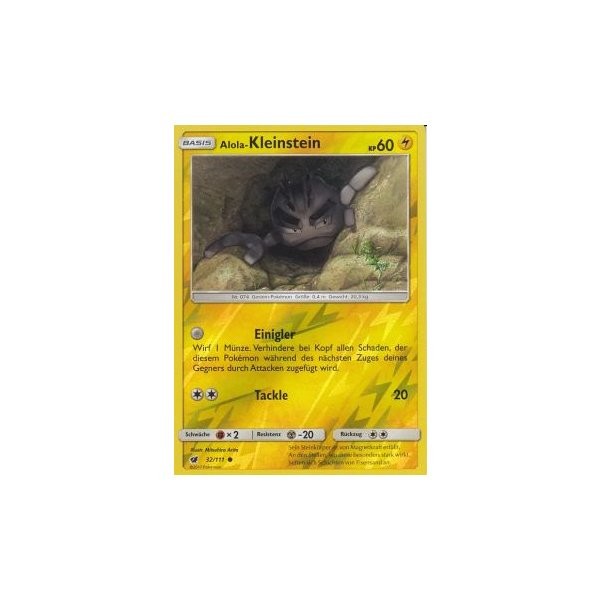 Alola-Kleinstein 032/111 REVERSE HOLO