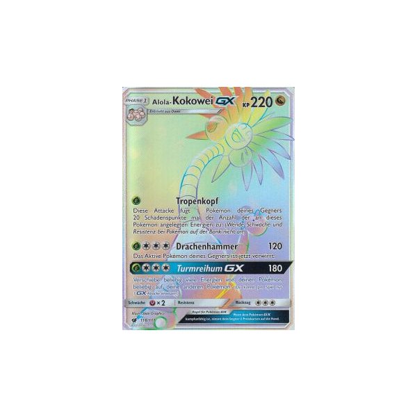 Alola-Kokowei-GX 118/111 RAINBOW