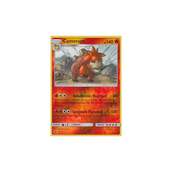 Camerupt 014/111 REVERSE HOLO