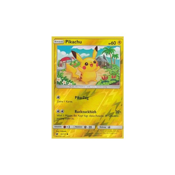 Pikachu 030/111 REVERSE HOLO