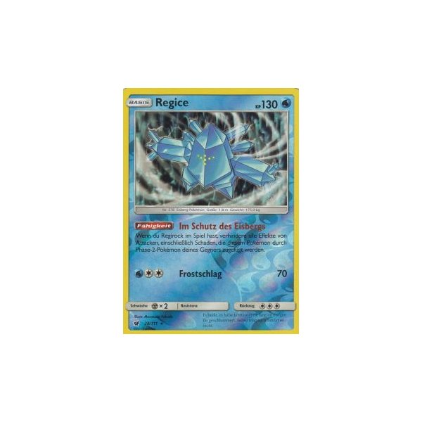 Regice 028/111 REVERSE HOLO