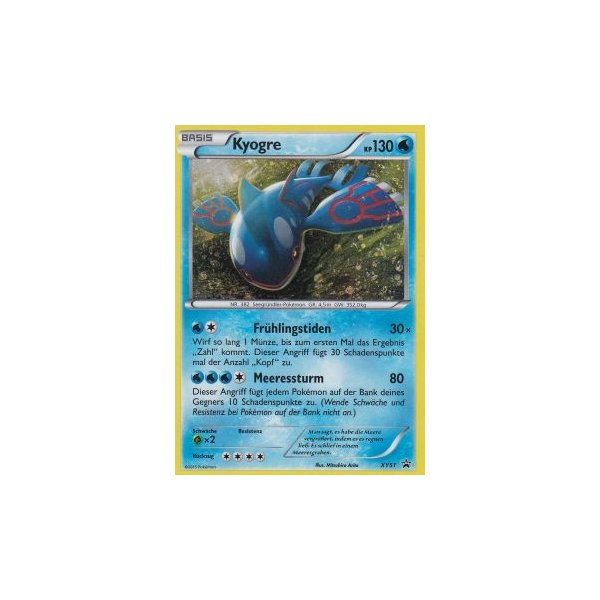 Kyogre XY51 PROMO