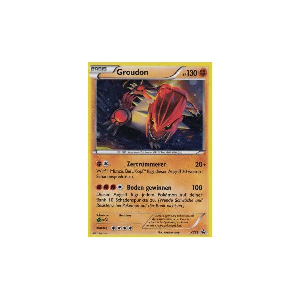 Groudon XY52 PROMO