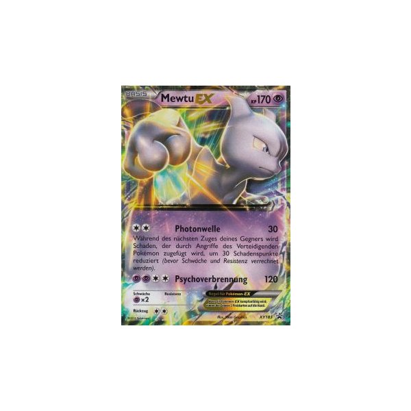 Mewtu-EX XY183 PROMO