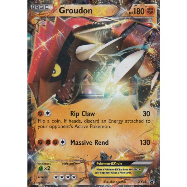 Groudon-EX XY42 PROMO (englisch)
