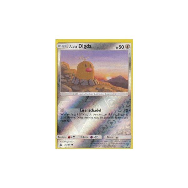 Alola-Digda 078/156 REVERSE HOLO