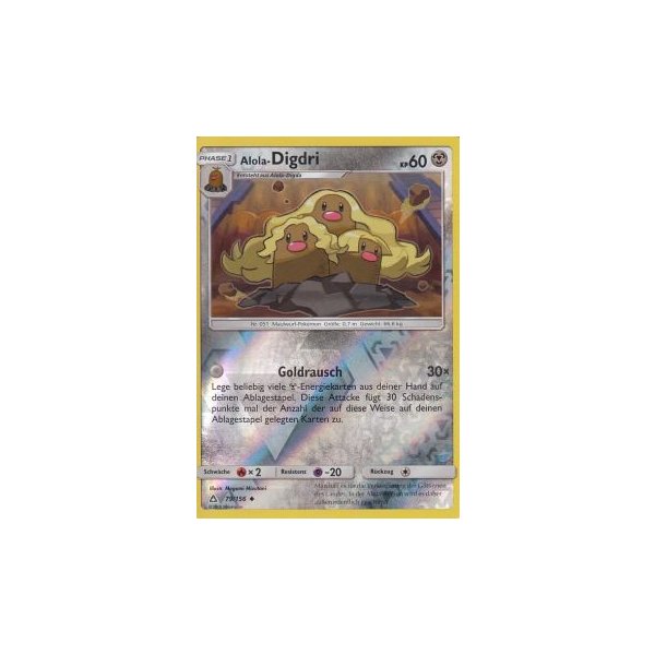 Alola-Digdri 079/156 REVERSE HOLO