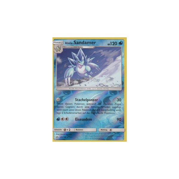 Alola-Sandamer 029/156 REVERSE HOLO