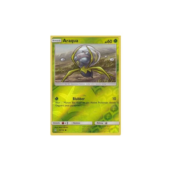 Araqua 016/156 REVERSE HOLO