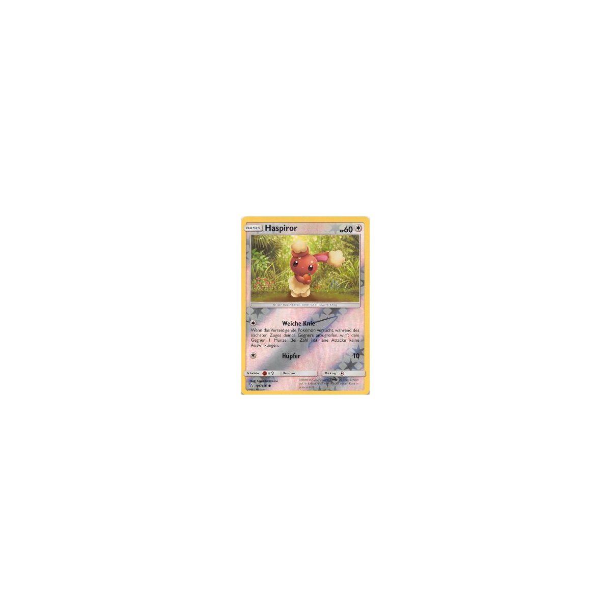 Pokemon Karte Ultra-Prisma Nr 106/156 Haspiror deutsch 