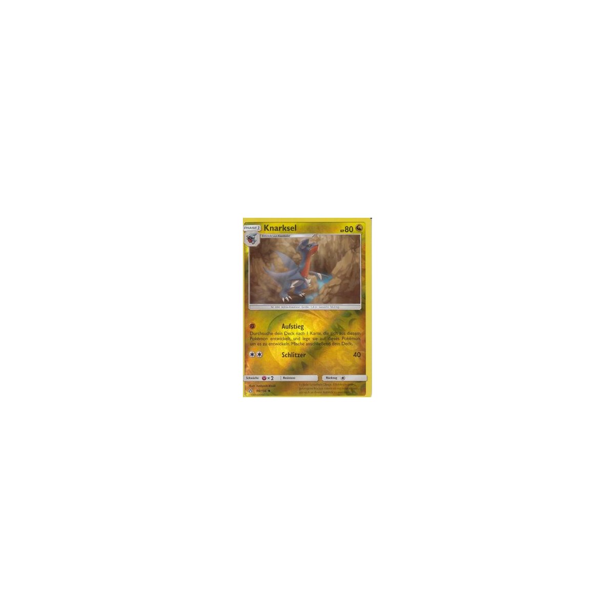 Pokemon Ultra-Prisma 98/156 Knarksel Reverse Holo 
