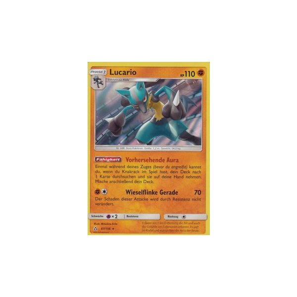 Lucario 067/156 HOLO