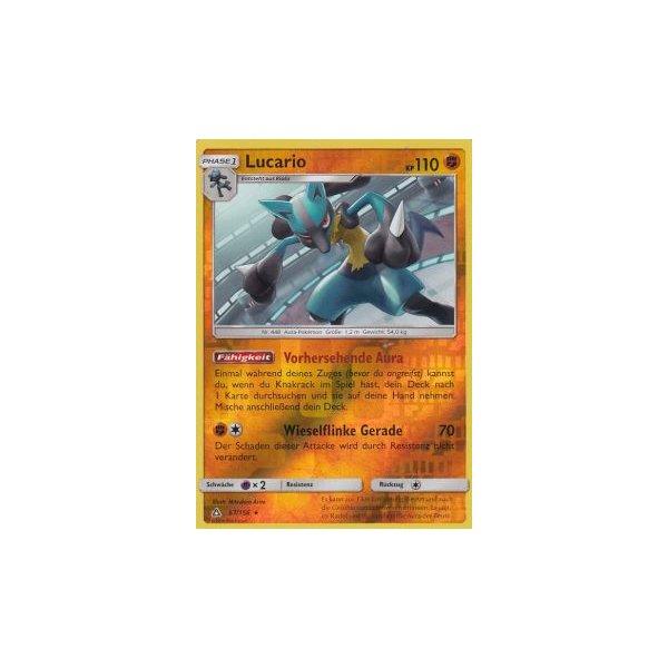 Lucario 067/156 REVERSE HOLO