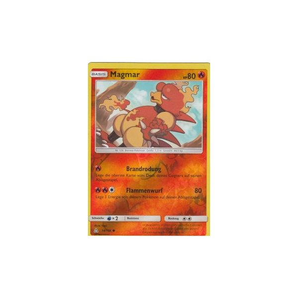 Magmar 018/156 REVERSE HOLO
