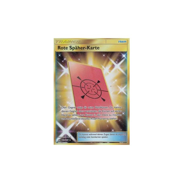 Rote Sp&auml;her-Karte 169/156 GOLDRAND