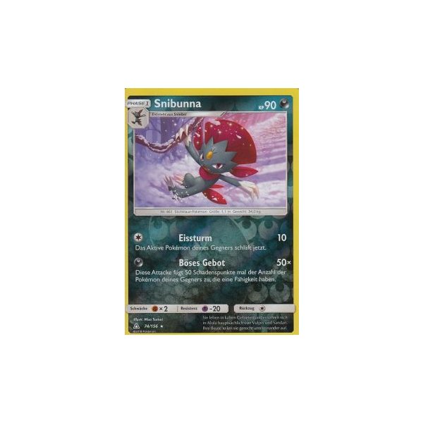 Snibunna 074/156 REVERSE HOLO