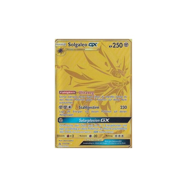 Solgaleo-GX 173/156 GOLD