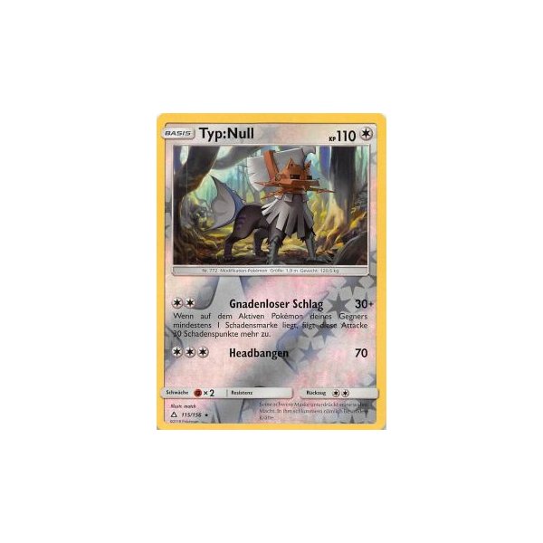 Typ:Null 115/156 REVERSE HOLO