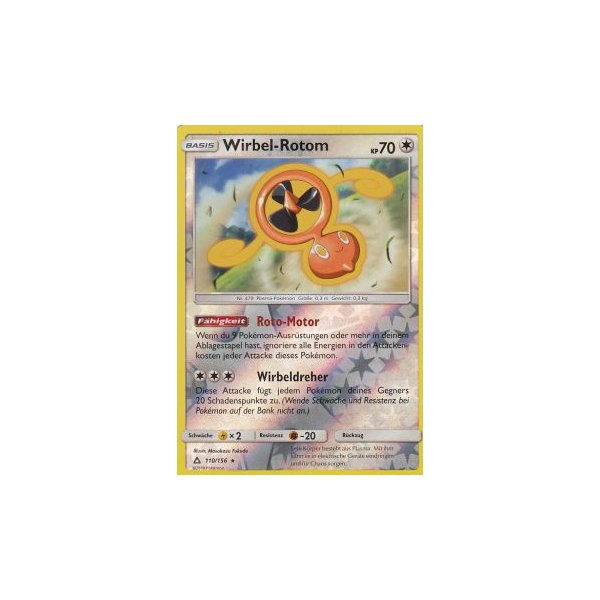 Wirbel-Rotom 110/156 REVERSE HOLO
