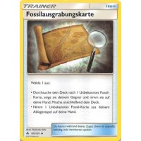 Fossilausgrabungskarte 107/131