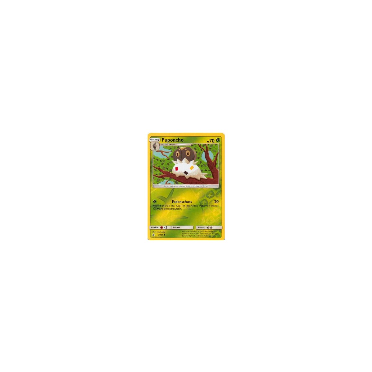 Grauen der Lichtfinsternis Reverse Holo Pokemon 7/131 Puponcho 