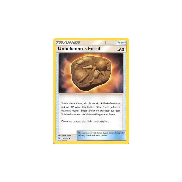 Unbekanntes Fossil 116/131