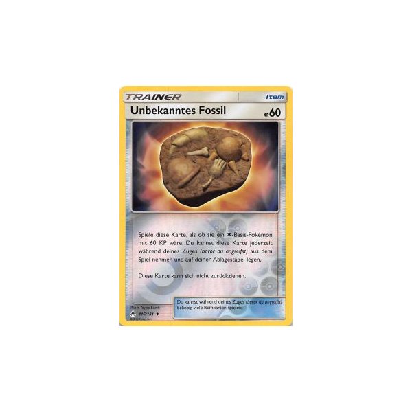 Unbekanntes Fossil 116/131 REVERSE HOLO