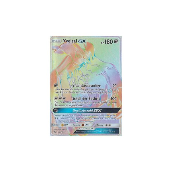 Yveltal-GX 137/131 RAINBOW