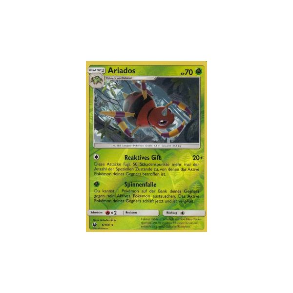 Ariados 006/168 REVERSE HOLO
