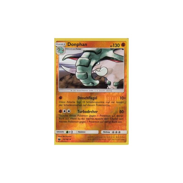 Donphan 073/168 REVERSE HOLO