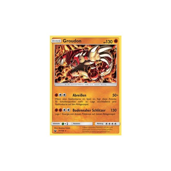 Groudon 081/168 HOLO