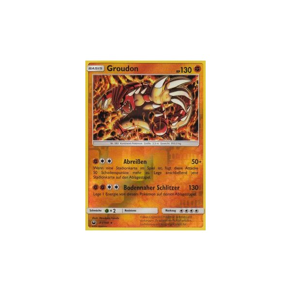 Groudon 081/168 REVERSE HOLO