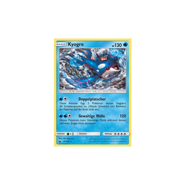 Kyogre 046/168 HOLO