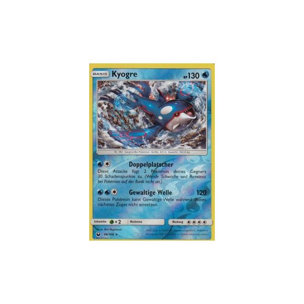 Kyogre 046/168 REVERSE HOLO