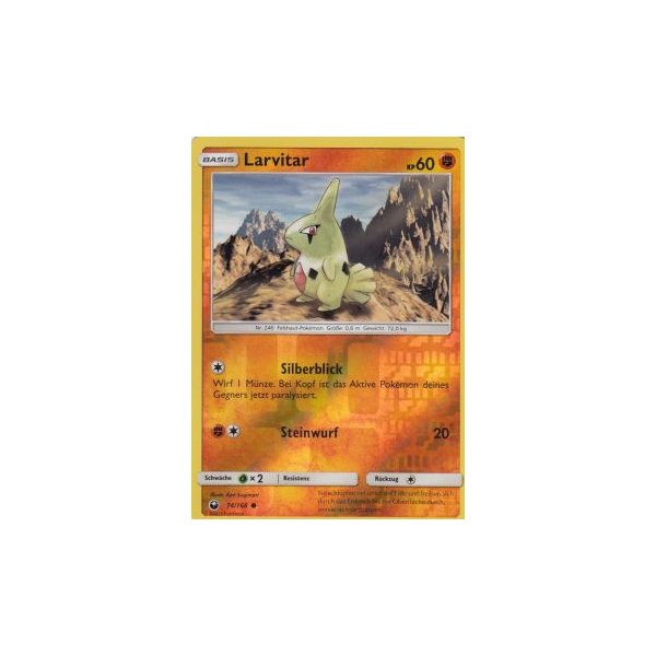 Larvitar 074/168 REVERSE HOLO