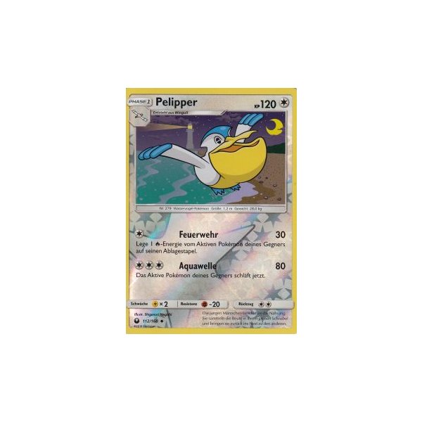 Pelipper 112/168 REVERSE HOLO