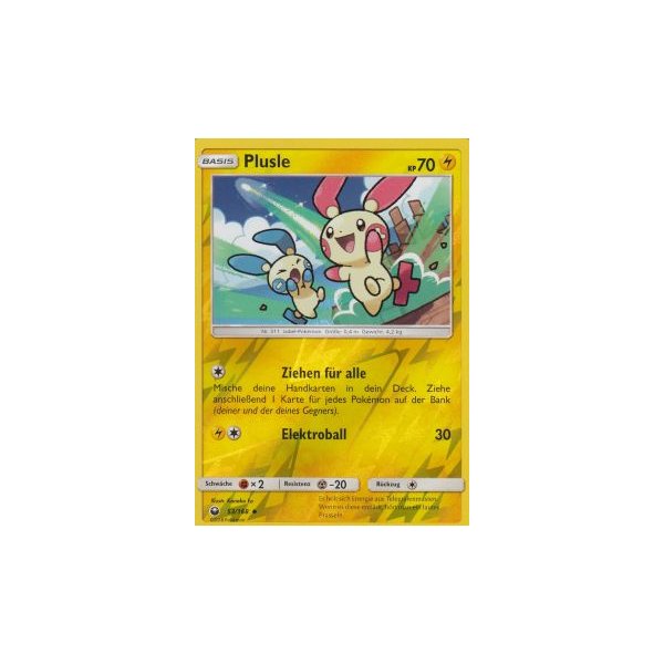 Plusle 053/168 REVERSE HOLO