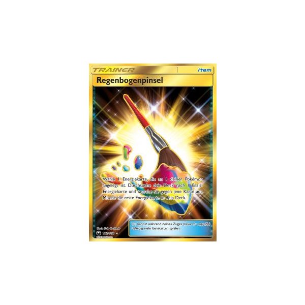 Regenbogenpinsel 182/168 GOLDRAND