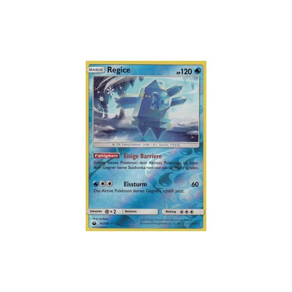 Regice 045/168 REVERSE HOLO