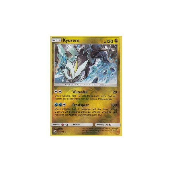 Kyurem 47/70 REVERSE HOLO