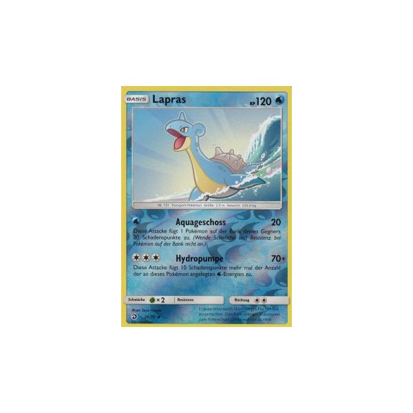 Lapras 21/70 REVERSE HOLO