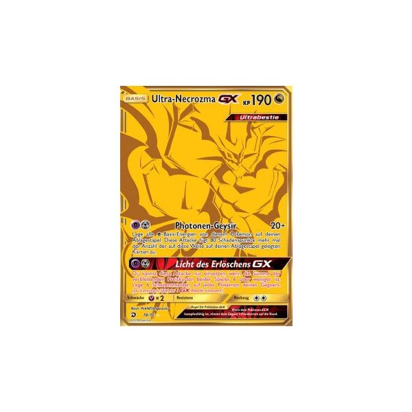 Ultra Necrozma Gx Rot 78 70 Majestat Der Drachen Pokemon Karte Kaufen