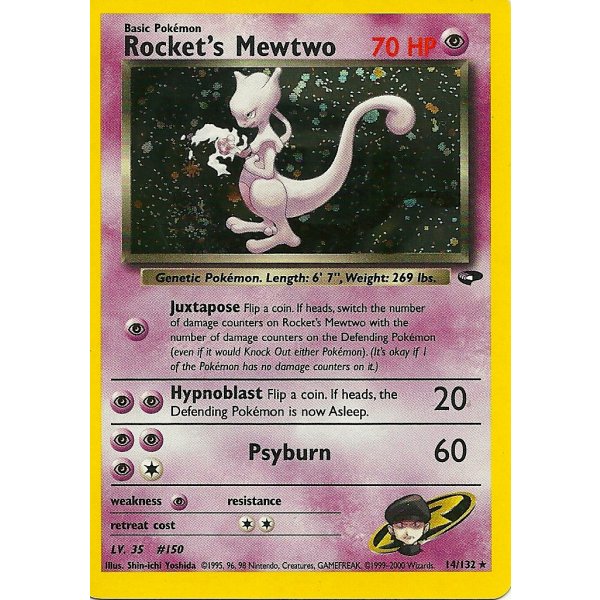 Rockets Mewtwo HOLO BESPIELT