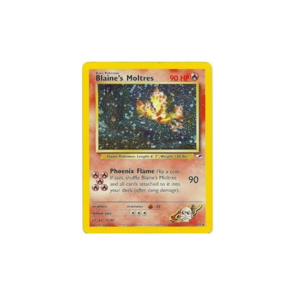 Blaines Moltres HOLO BESPIELT
