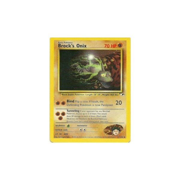 Brocks Onix 21/132 BESPIELT