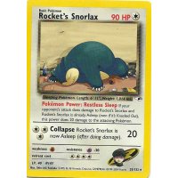 Rockets Snorlax BESPIELT