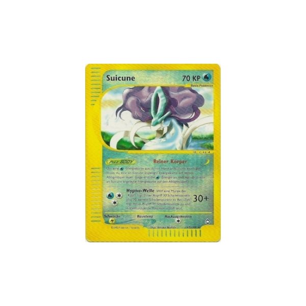 Suicune 37/147 HOLO BESPIELT